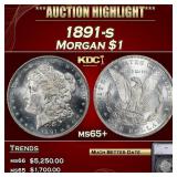 1891-s Morgan Dollar $1 ms65+ SEGS
