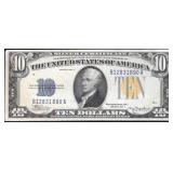 1934A $10 Silver Certificate North Africa WWII Eme
