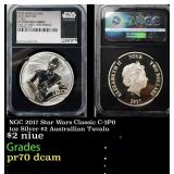 NGC NGC 2017 Star Wars Classic C-3P0 1oz Silver $2