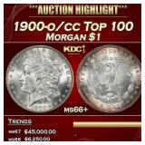 1900-o/cc Top 100 Morgan Dollar $1 ms66+ SEGS
