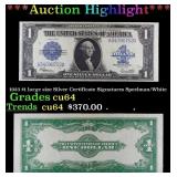 1923 $1 large size Silver Certificate Grades Choic