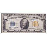 1934A $10 Silver Certificate North Africa WWII Eme