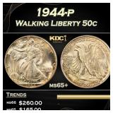 YC 1944-p Walking Liberty Half Dollar 50c Grades G