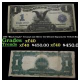 1899 "Black Eagle" $1 large size Silver Certificat