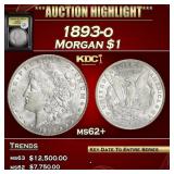 YC 1893-o Morgan Dollar $1 Select Unc USCG