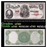 1907 "WoodChopper" $5 Large Size Legal Tender Note