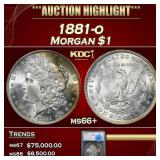 1881-o Morgan Dollar $1 ms66+ SEGS