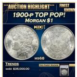 YC 1900-p Morgan Dollar TOP POP! $1 ms68 SEGS
