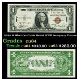 1935A $1 Silver Certificate Hawaii WWII Emergency
