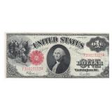1917 $1 Large Size Legal Tender Note Grades Choice
