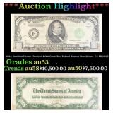 1934A President Grover Cleveland $1000 Green Seal