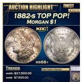 1882-s Morgan Dollar TOP POP! $1 ms68+ SEGS