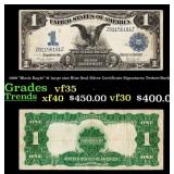 1899 "Black Eagle" $1 large size Blue Seal Silver