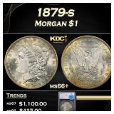 1879-s Morgan Dollar $1 ms66+ SEGS