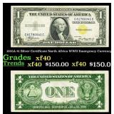 1935A $1 Silver Certificate North Africa WWII Emer