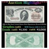 1880 $1 Red Seal United States Note Grades Gem CU