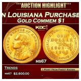 IC 1903 Jefferson Louisiana Purchase Gold Commem D