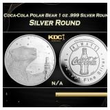 Coca-Cola Polar Bear 1 oz .999 Silver Round