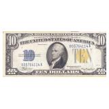 1934A $10 Silver Certificate North Africa WWII Eme