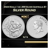 2024 Koala 1 oz .999 Silver Australia $1