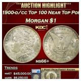 1900-o/cc Top 100 Morgan Dollar Near Top Pop! $1 m