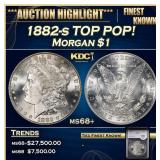 YC 1882-s Morgan Dollar TOP POP! $1 ms68+ SEGS