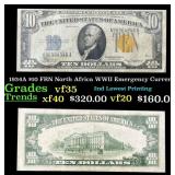 1934A $10 FRN Hawaii WWII Emergency Currency Grade