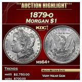 1879-o Morgan Dollar $1 Choice+ Unc USCG