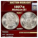 1897-s Morgan Dollar $1 ms66+ SEGS