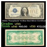 1928A "Funnyback" $1 Blue Seal Silver Certificate