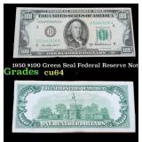 1950 $100 Green Seal Federal Reserve Note Grades C