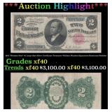 1891 "Windom Note" $2 Large Size Silver Certificat