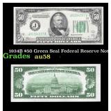 1934B $50 Green Seal Federal Reserve Note Grades C