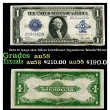 1923 $1 large size Silver Certificate Grades Choic