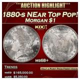 IC 1880-s Morgan Dollar NEar Top Pop! $1 ms68+ SEG