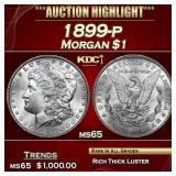 1899-p Morgan Dollar 1 ms65 SEGS