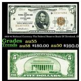 1929 $5 National Currency The Federal Reserve Bank