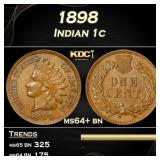 IC 1898 Indian Cent 1c Grades Choice+ Unc BN