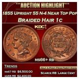 IC 1855 Upright 55 Braided Hair Large Cent N-4 Nea