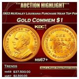 IC 1903 McKinley Louisiana Purchase Gold Commem Do
