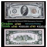 1934A $10 FRN Hawaii WWII Emergency Currency Grade