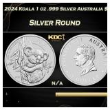 2024 Koala 1 oz .999 Silver Australia $1