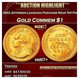 IC 1903 Jefferson Louisiana Purchase Gold Commem D