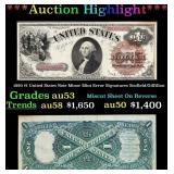 1880 $1 United States Note Minor Mint Error Grades