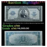 1923 "Porthole Note" $5 Large Size Silver Certific