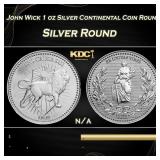 John Wick 1 oz Silver Continental Coin Round
