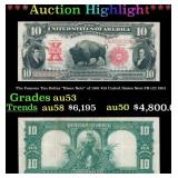 The Famous Ten-Dollar "Bison Note" of 1901 $10 Uni