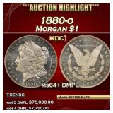 1880-o Morgan Dollar $1 ms64+ DMPL SEGS