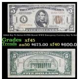 1934A Key To Series $5 FRN Hawaii WWII Emergency C