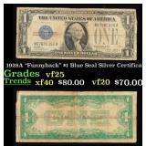 1928A "Funnyback" $1 Blue Seal Silver Certificate